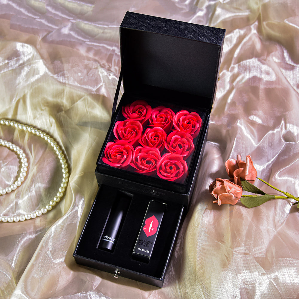 Forever Rose lipstick Black Jewelry Box