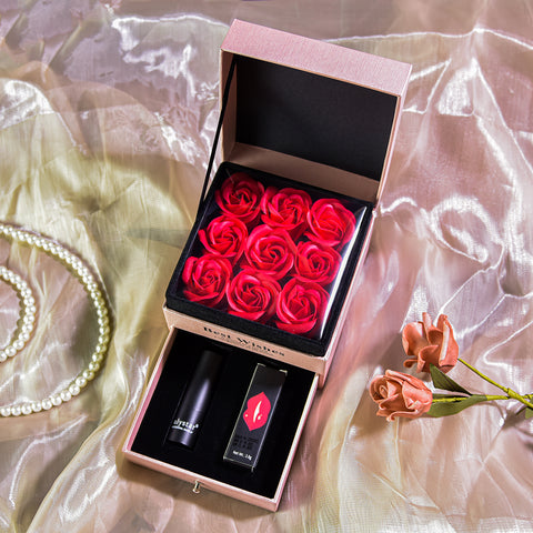Forever Rose lipstick Pink Jewelry Box