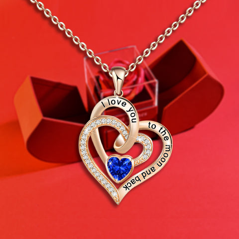 Heart To Heart Necklace Forever Rose Apple Jewelry Box