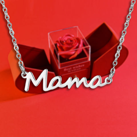 MaMa Necklace Forever Rose Apple Jewelry Box